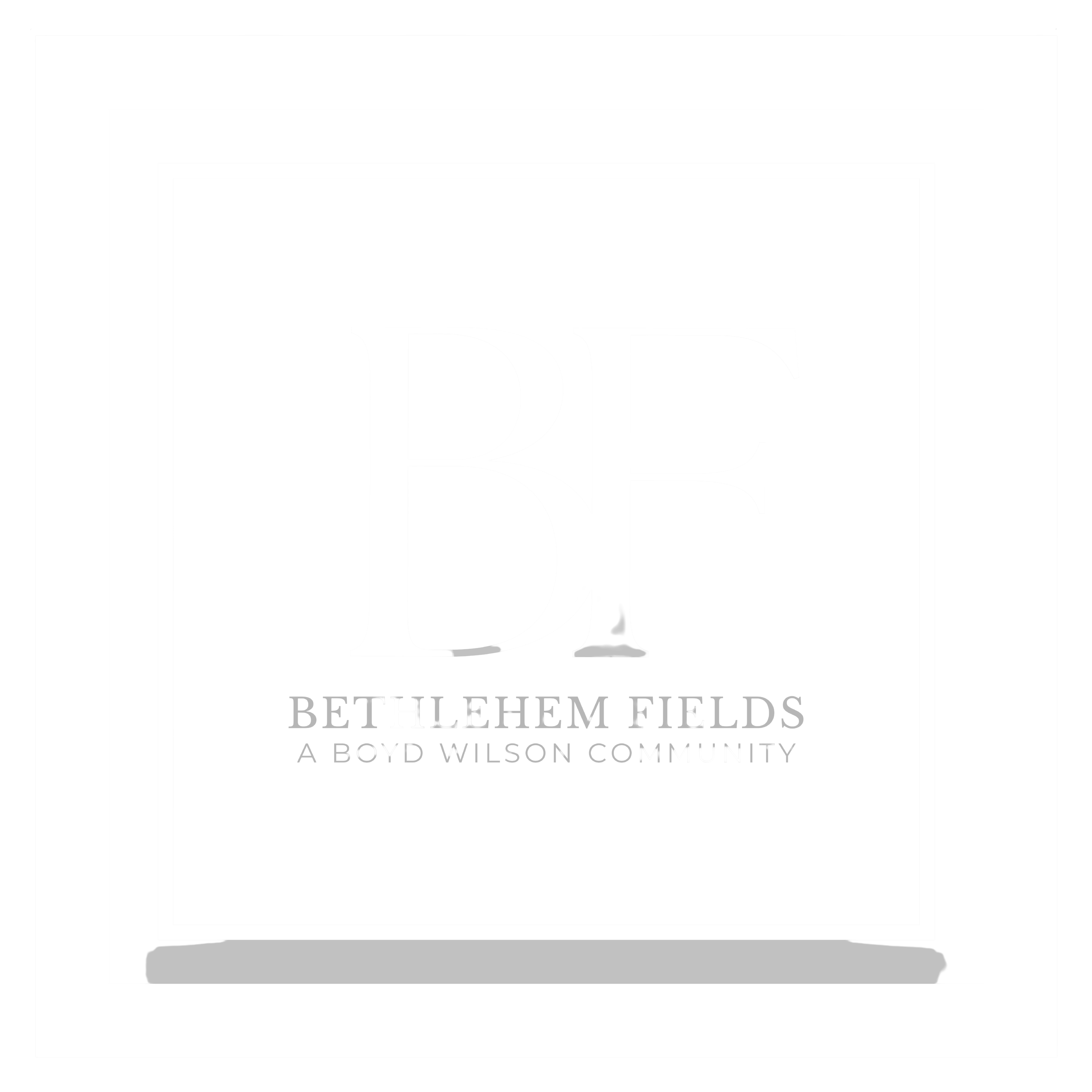 Bethlehem Fields Logo white